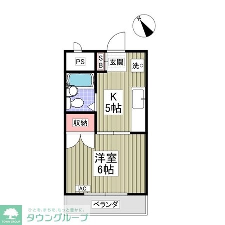 クーノス北坂戸の物件間取画像